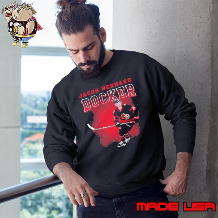 Jacob Bernard Docker Canadian professional ice hockey defenceman Ottawa Senators Sweatshirt