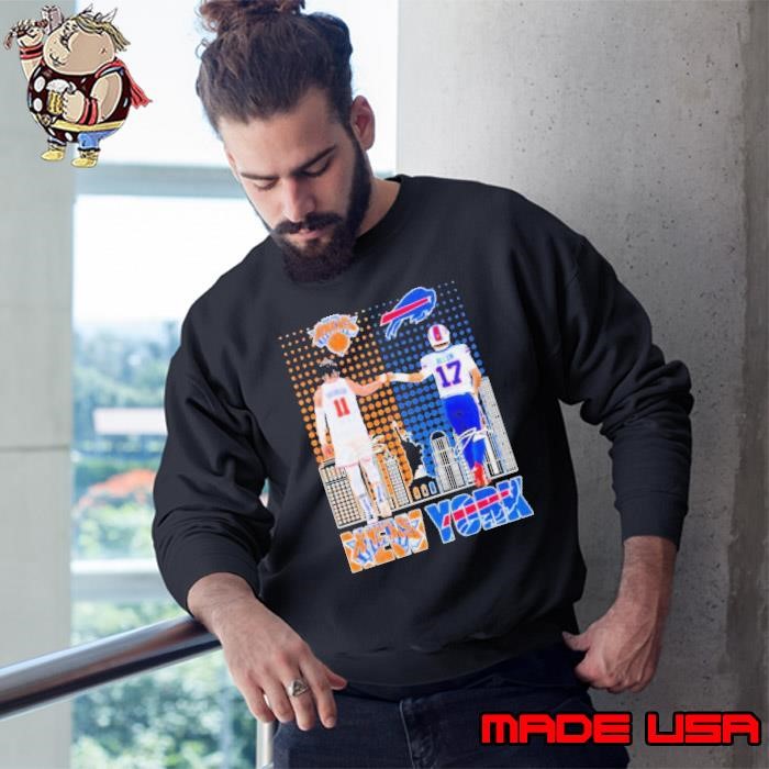 Jalen Brunson New York Knicks And Josh Allen Buffalo Bills Sweatshirt