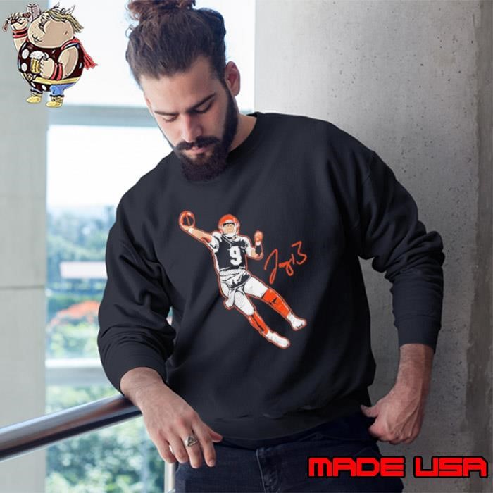 Joe Burrow American football quarterback Cincinnati Bengals Superstar Pose Sweatshirt