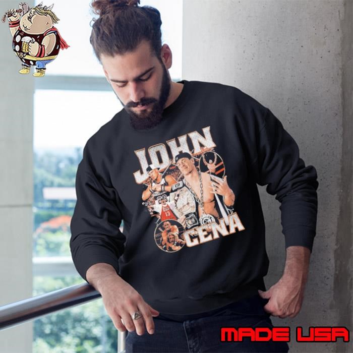 John Cena American actor rapper and professional wrestler Vintage Bootleg Sweatshirt