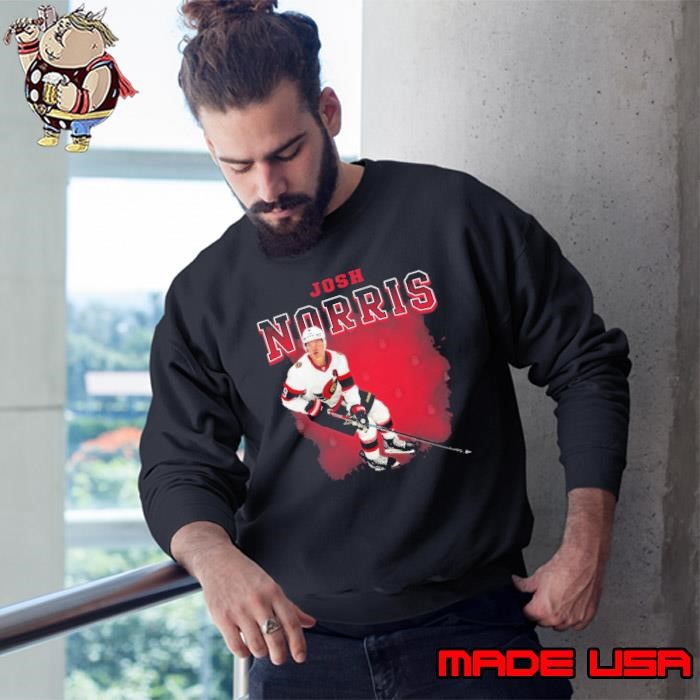 Josh Norris American professional ice hockey center currently playing Sweatshirt