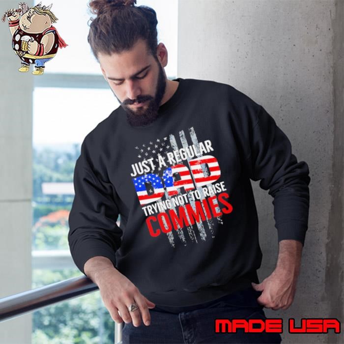 Just a regular dad trying not to raise commies Sweatshirt