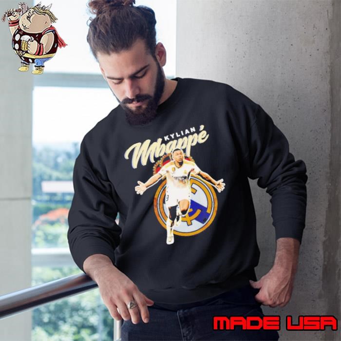 Kylian Mbappe #9 Real Madrid Jersey Sweatshirt