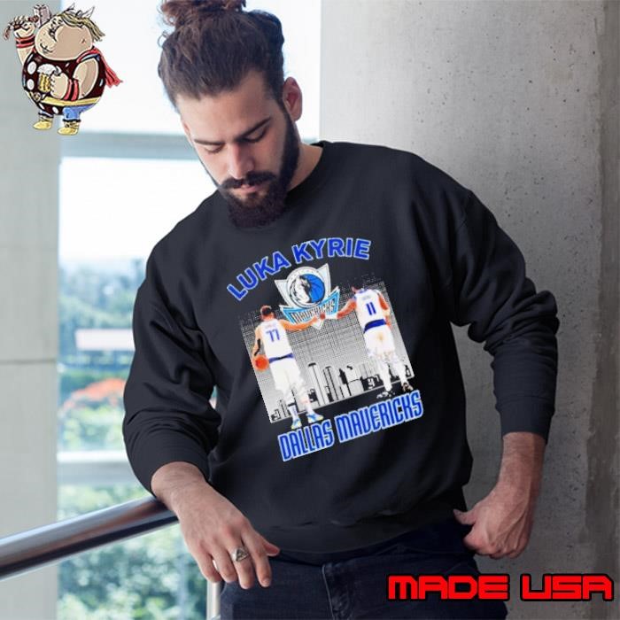 Kyrie Irving And Luka Doncic Luka Kyrie Players Dallas Mavericks Signatures Sweatshirt