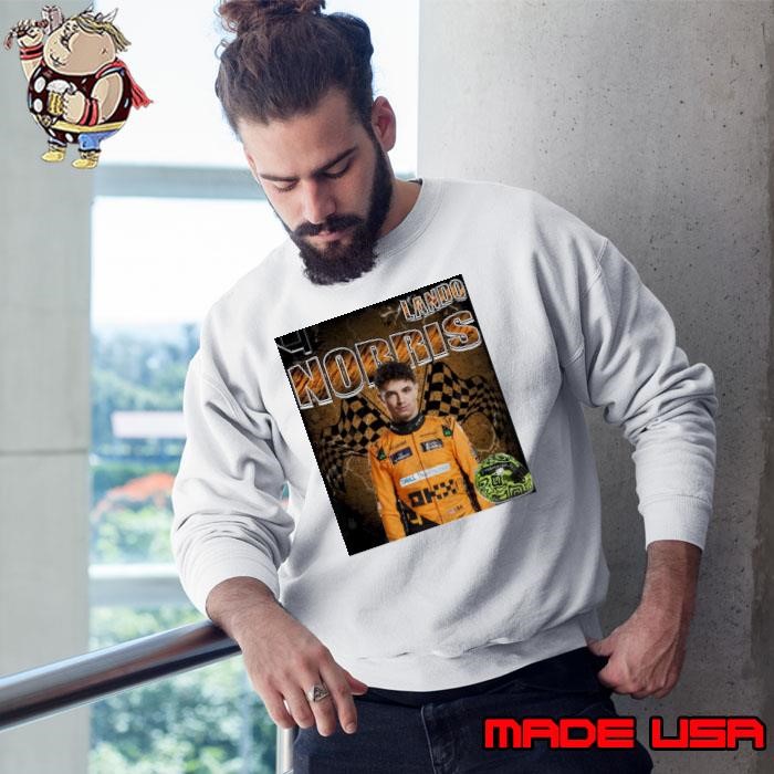 Lando Norris British and Belgian racing driver currently competing in Formula One Sweatshirt