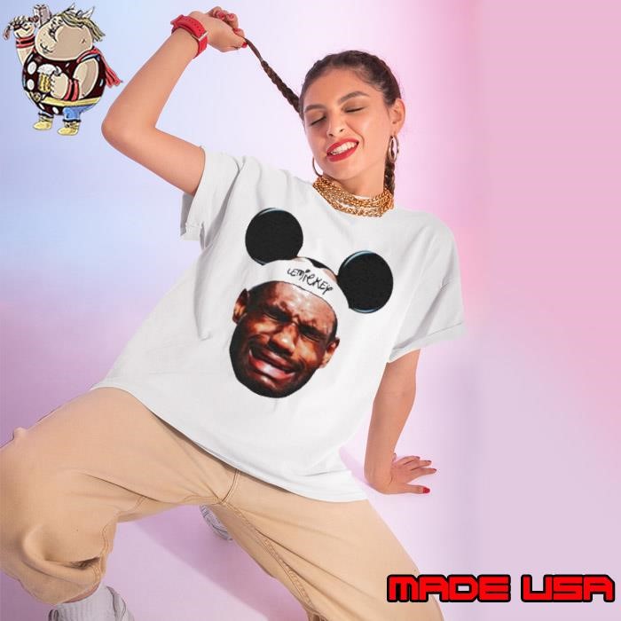Lebron James LeMickey crying Ladies tee
