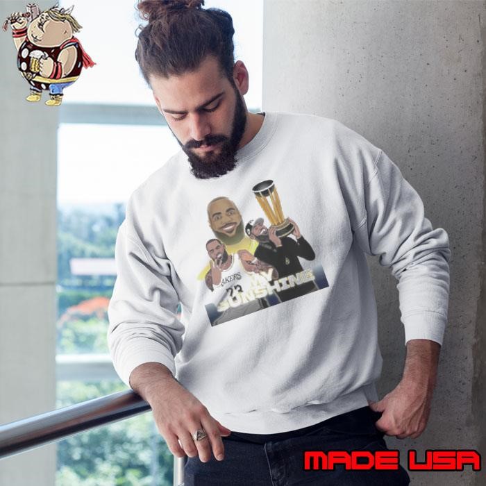Los Angeles Lakers LeBron James 23 my sunshine cartoon Sweatshirt