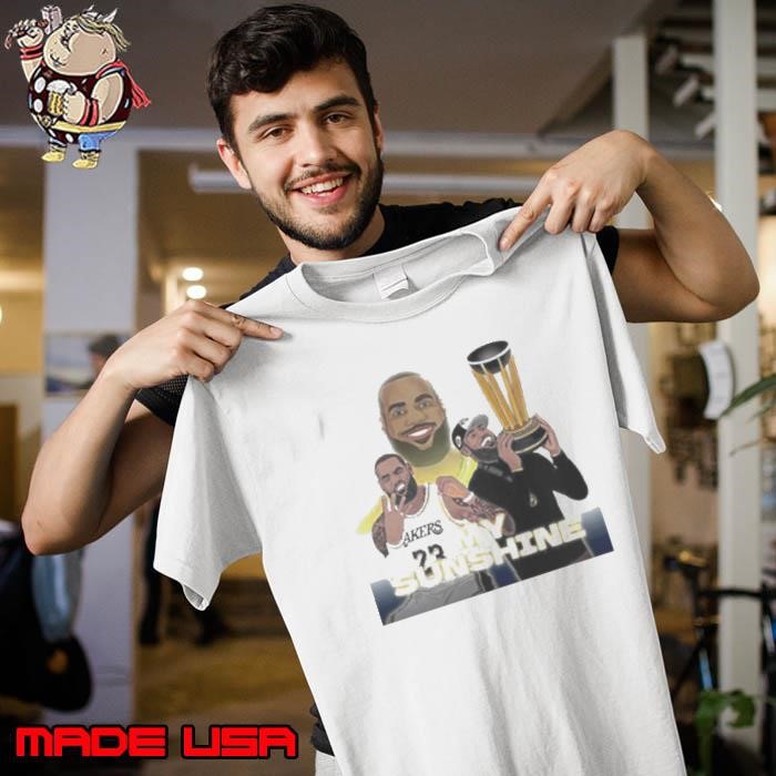 Los Angeles Lakers LeBron James 23 my sunshine cartoon Unisex