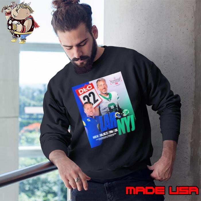 Los Angeles Rams Vs New York Jets 2024 NFL Schedule Release Sweatshirt