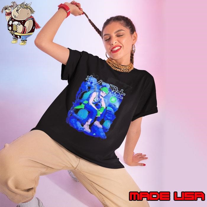 Luigi character green mushroom Brother Ladies tee