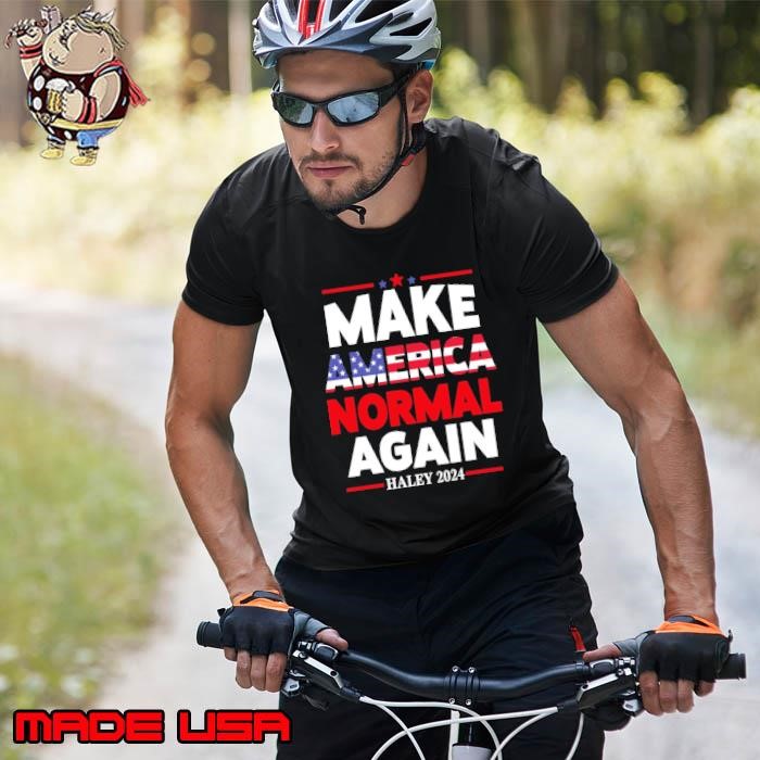 MANA Make America Normal Again Haley 2024 Usa Flag Unisex