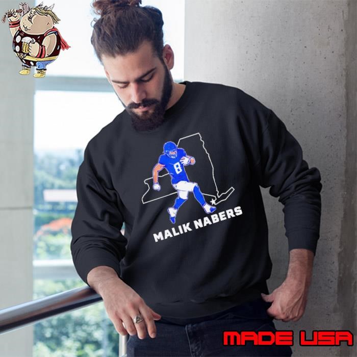 Malik Nabers State Star New York Giants Football Sweatshirt