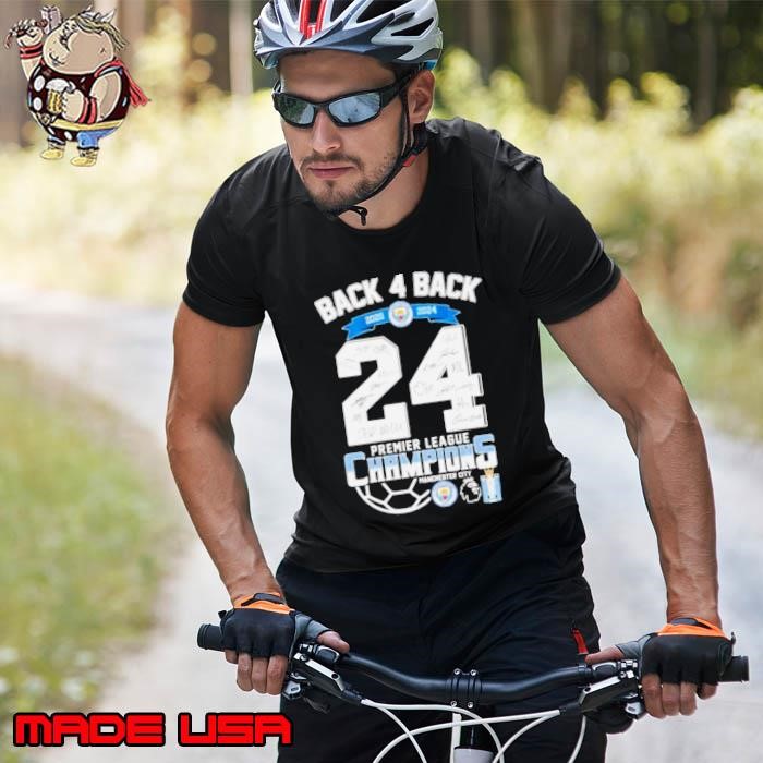 Manchester City Back 4 Back 2020-2024 Premier League Champions Unisex