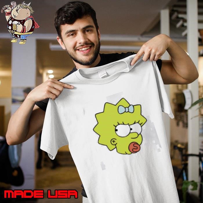 Manicita wearing the Simpsons maggie angry big face Unisex