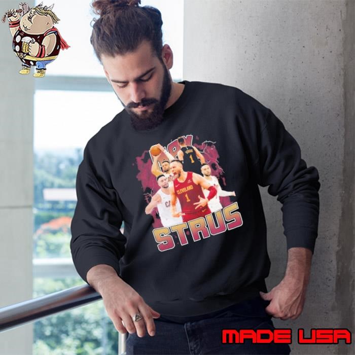 Max Strus American professional basketball player Cleveland Cavaliers Sweatshirt