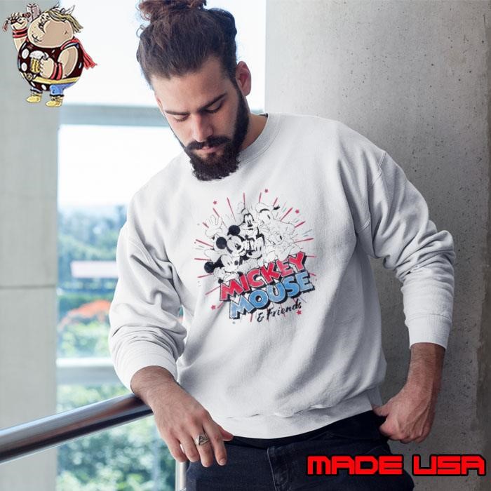 Mickey Mouse And Friends Fireworks Sweatshirt
