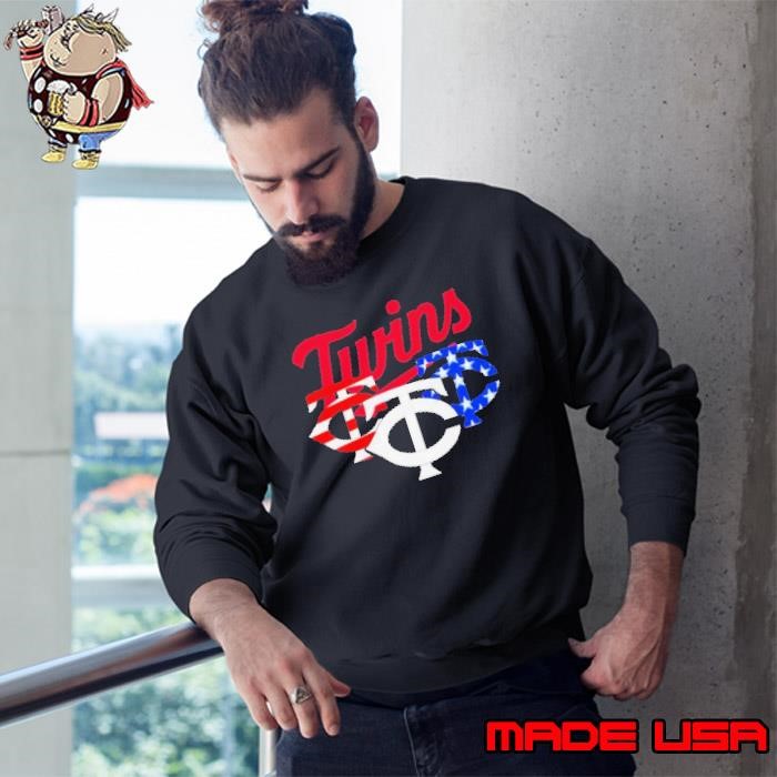 Minnesota Twins Logo Independence Day Sweatshirt