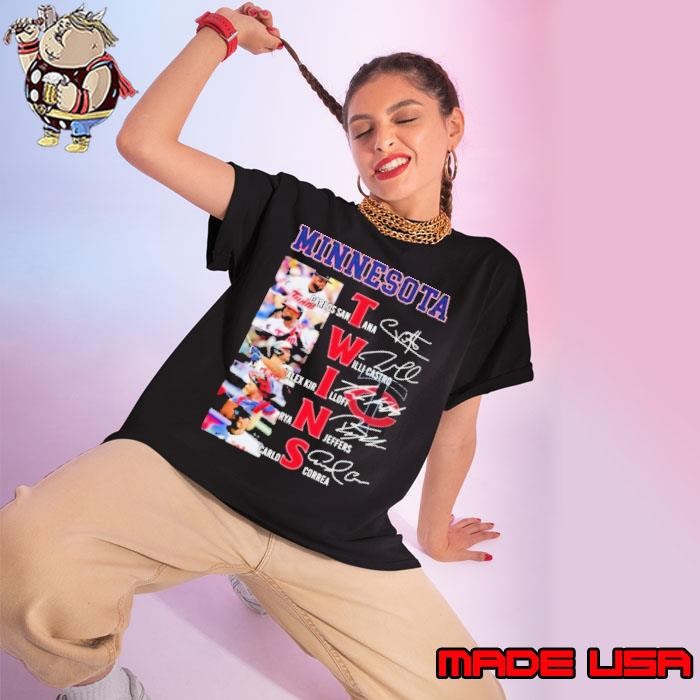 Minnesota Twins Players 2024 Santana Castro Kirilloff Jeffers Correa Ladies tee
