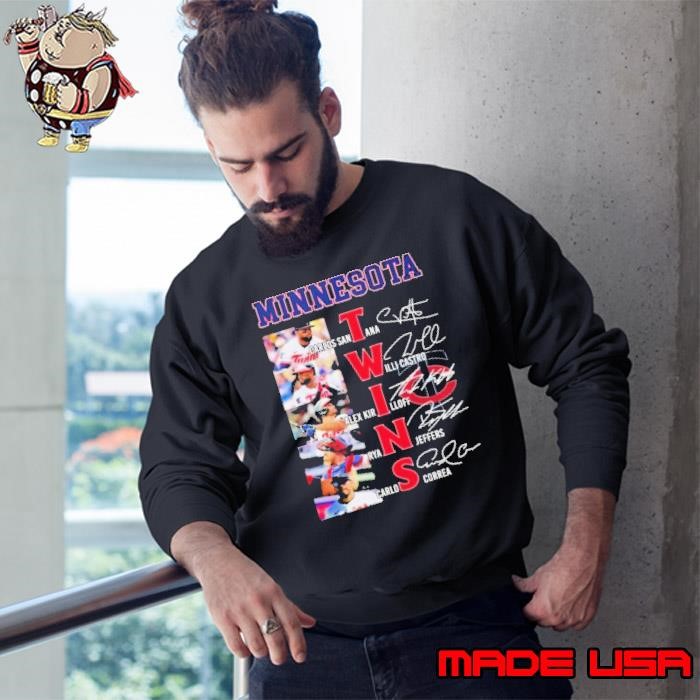 Minnesota Twins Players 2024 Santana Castro Kirilloff Jeffers Correa Sweatshirt