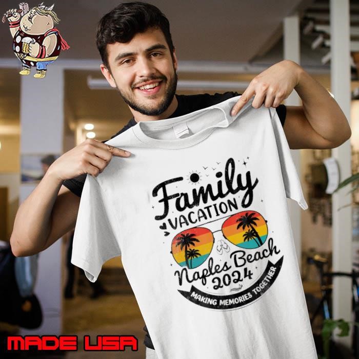 Naples Beach Family Vacation 2024 Making Memories Florida Sunglasses Retro Unisex