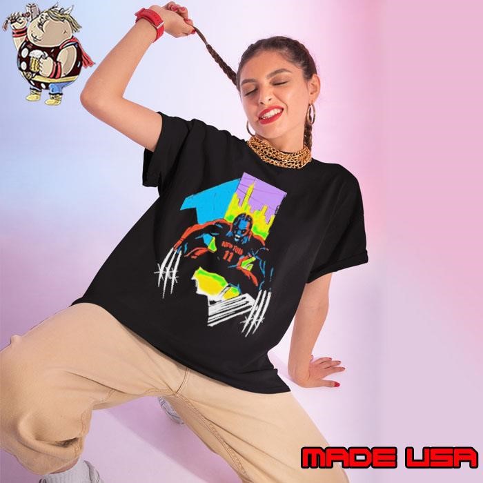 New York Knicks Jalen Brunson Wolverine Ladies tee