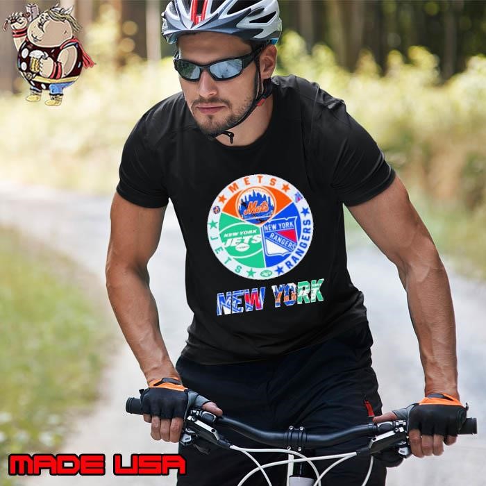 New York Sports Team Mets, Rangers And Jets 2024 Logo Unisex