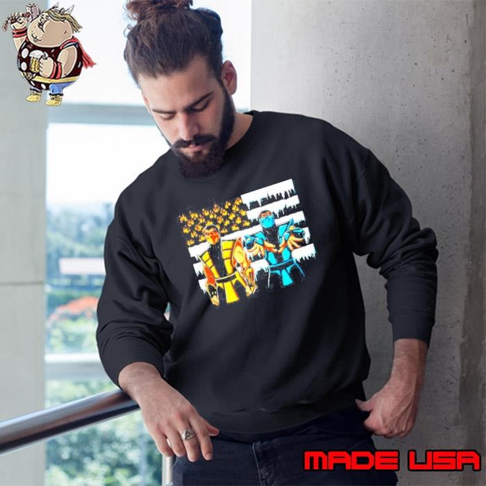 Nice Mortal Kombat Sub-Zero and Scorpion Sweatshirt