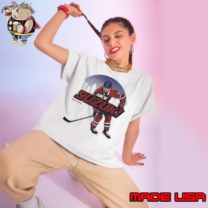 Nick Suzuki Canadian professional ice hockey centre Montreal Skyline Ladies tee