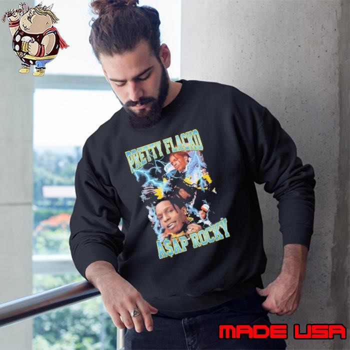 Official Pretty Flacko & Asap Rocky Vintage an American rapper in Harlem Sweatshirt