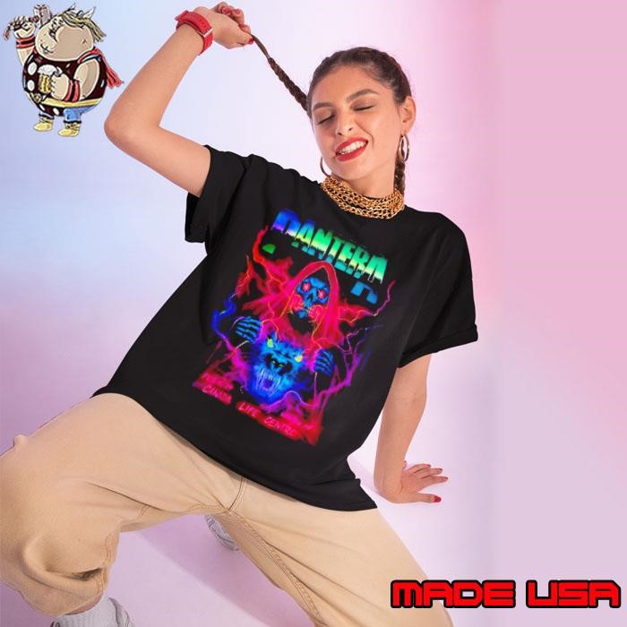Pantera Winnipeg February 16 2024 Rainbow Foil Canada Life Centre Ladies tee