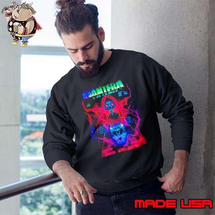 Pantera Winnipeg February 16 2024 Rainbow Foil Canada Life Centre Sweatshirt
