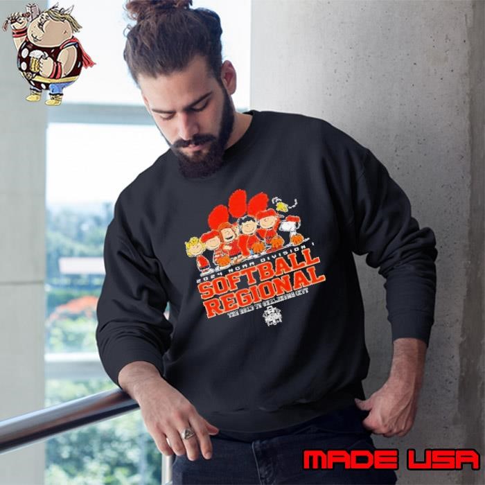 Peanuts Characters 2024 Ncaa Division I Softball Regional Clemson Tigers Sweatshirt