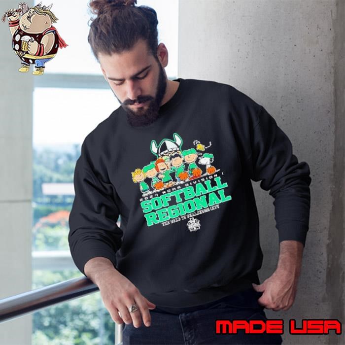 Peanuts Characters 2024 Ncaa Division I Softball Regional Cleveland State Vikings Logo Sweatshirt