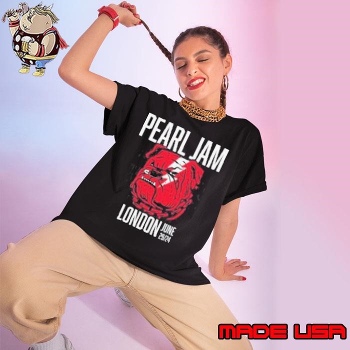 Pearl Jam Tottenham Hotspur Stadium London,UK June 29 2024 Tour Ladies tee