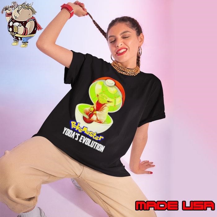 Pokemon Master Yoda Yoda’s Evolution Ladies tee