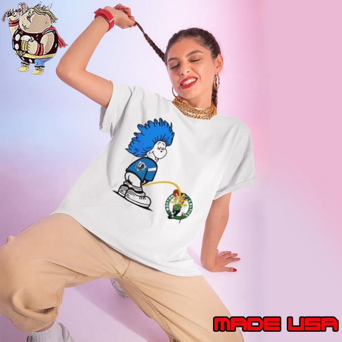 Premium Thing One Dallas Mavericks Piss On Boston Celtics 2024 Ladies tee