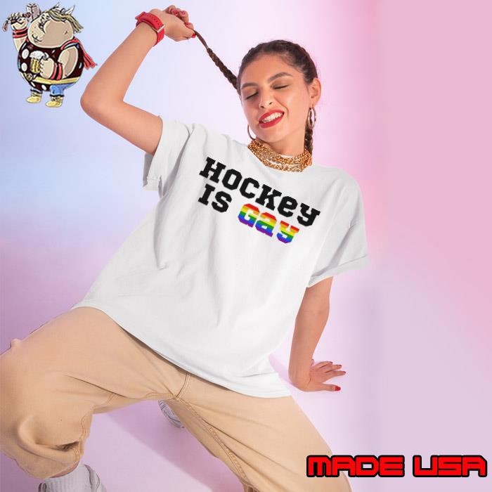 Pride hockey is gay Ladies tee