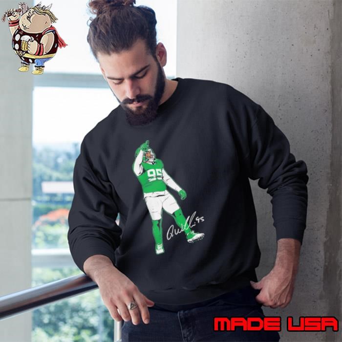 Quinnen Williams American football defensive tackle New York Jets Superstar Pose Sweatshirt