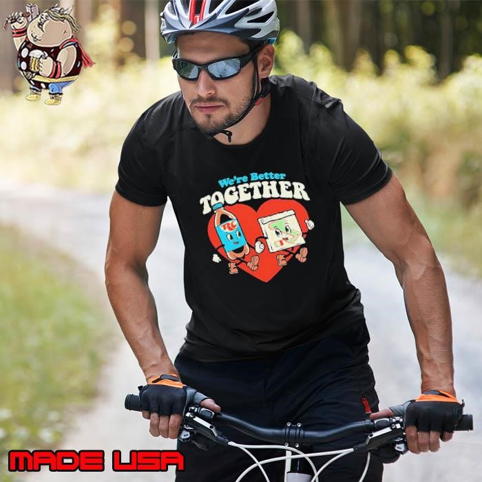 Rc & Pizza we’re better together Unisex