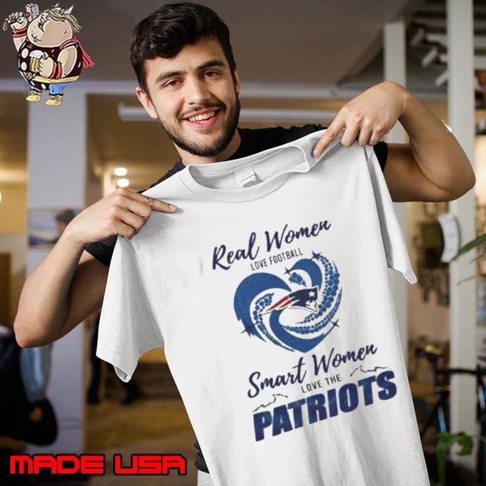 Real Women Love Football Smart Women Love The New England Patriots 2024 Unisex
