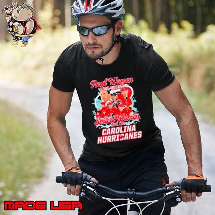 Real Women Love Hockey Smart Women Love The Carolina Hurricanes 2024 Unisex