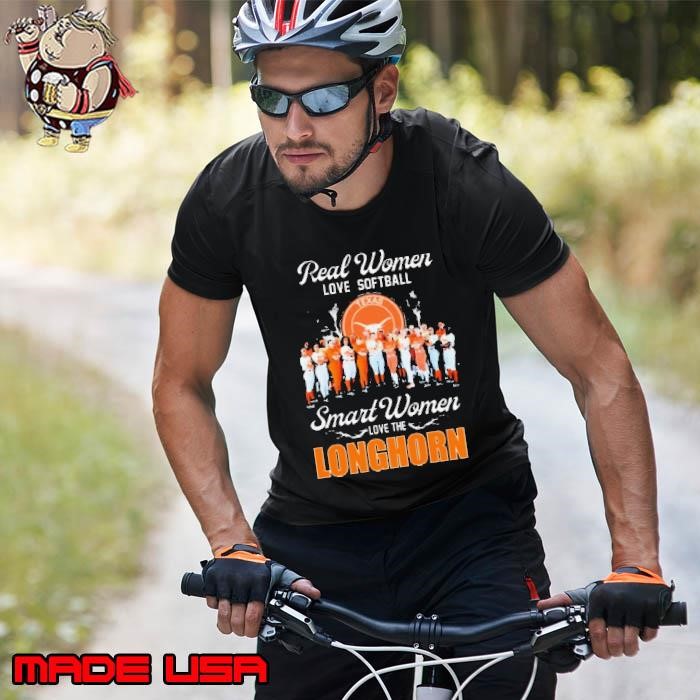 Real Women Love Softball Smart Women Love The Longhorns 2024 Unisex