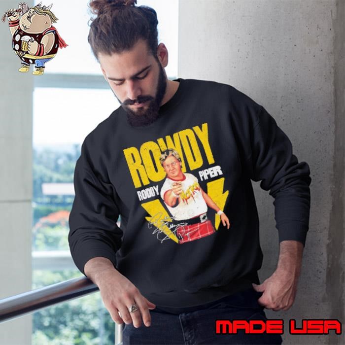 Roddy Piper Lightning Signature Canadian professional wrestler and actor Sweatshirt