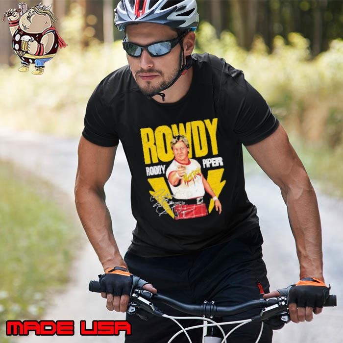 Roddy Piper Lightning Signature Canadian professional wrestler and actor Unisex