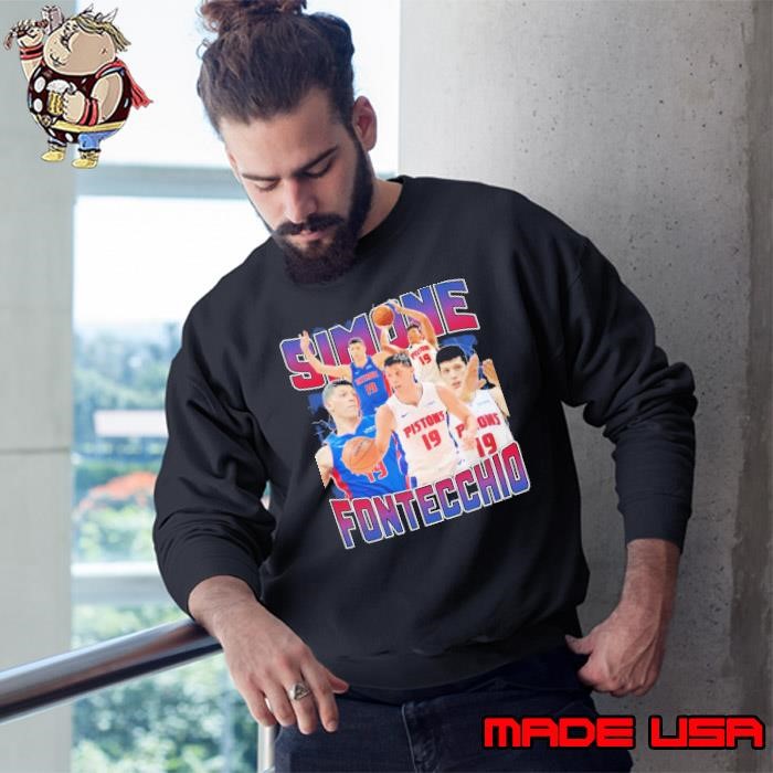 Simone Fontecchio Italian professional basketball player for the Detroit Pistons Sweatshirt