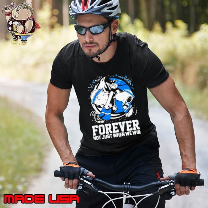 Snoopy And Charlie Brown Dallas Mavericks Forever Not Just When We Win Unisex