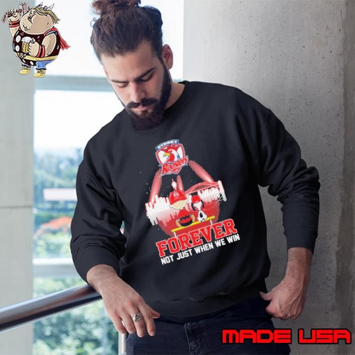 Snoopy And Woodstock Sydney Roosters 2024 Forever Not Just When We Win Sweatshirt