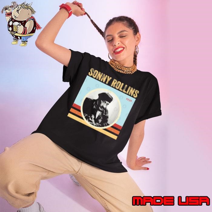 Sonny Rollins 1930 American retired jazz tenor saxophonist Vintage Ladies tee