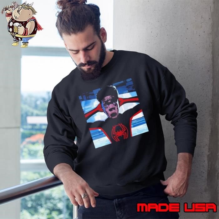 Spiderman Miles Morales When Kilometer Immorales Walks In Sweatshirt