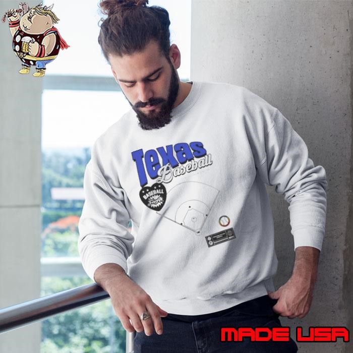 Texas Rangers Baseball Pride Field Sweatshirt